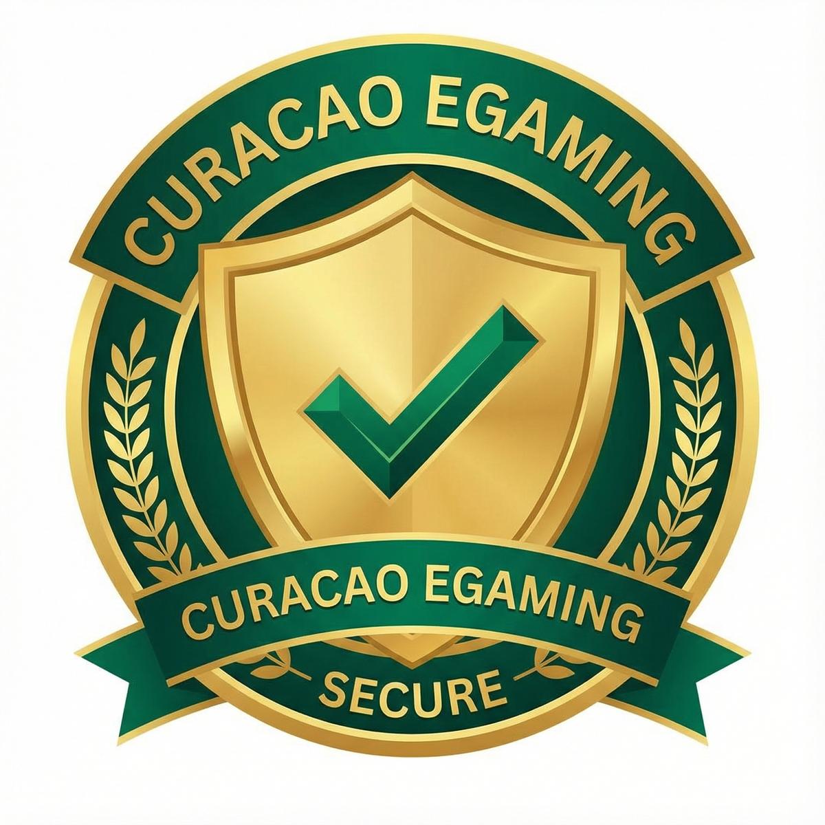 Sello de licencia Curaçao eGaming que certifica la legalidad de Meridianbet Casino